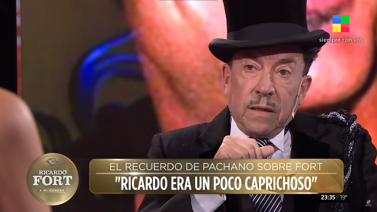 Aníbal Pachano recordó su relación con Ricardo Fort: Era un personaje de aquellos