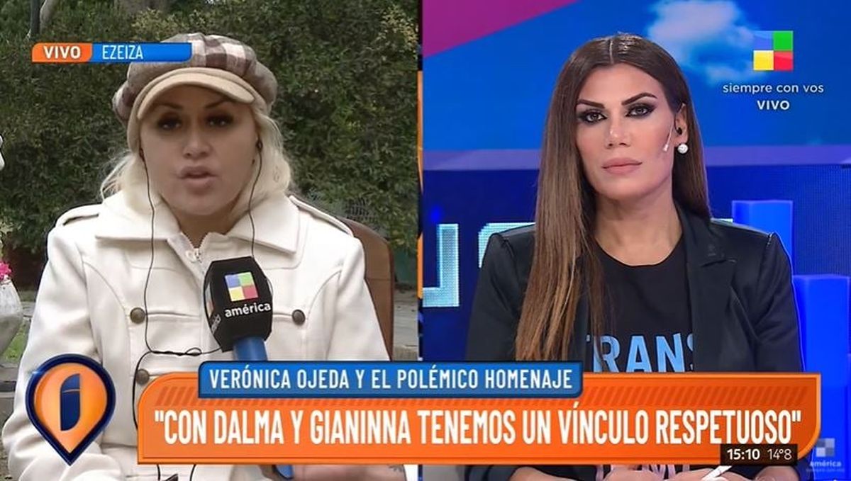 Verónica Ojeda, sobre el homenaje a Diego Maradona: Dieguito casi no aparece en el video