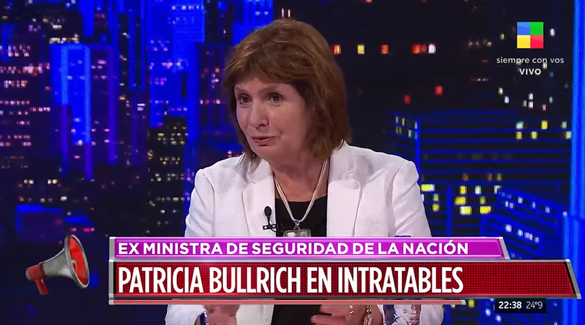 Patricia Bullrich dialogó con Paulo Vilouta: Con Sergio Berni tengo buena relación