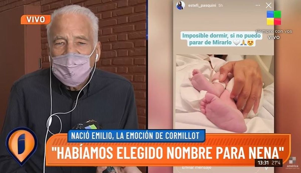 Alberto Cormillot habló con Intrusos luego de ser papá de Emilio: Me emociono muchísimo