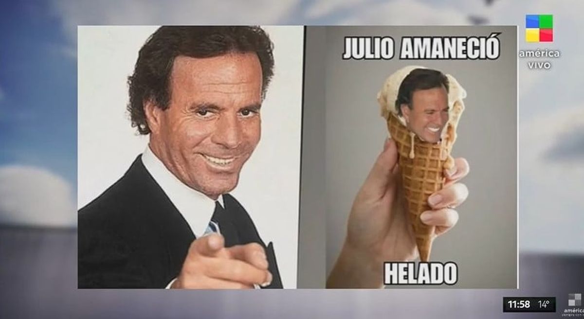 Julio Iglesias habló de sus propios memes: Me parecen simpáticos