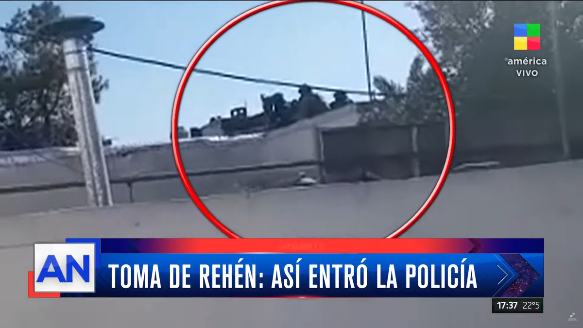 Video: así ingresó la policía a la casa del secuestrador de Caseros