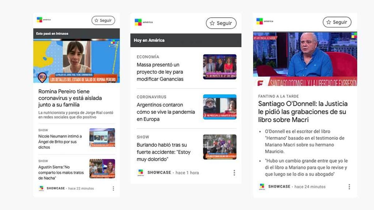 Google lanza News Showcase en Argentina junto a más de 30 medios