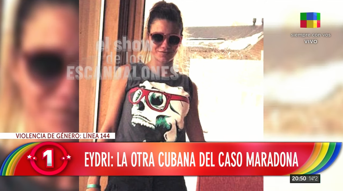 Quién es Eydri, la otra cubana del caso Maradona