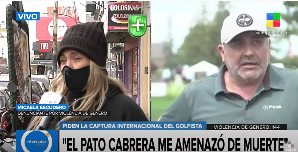 Ex mujer del Pato Cabrera: Me dijo que si no volvía con él, me mataba