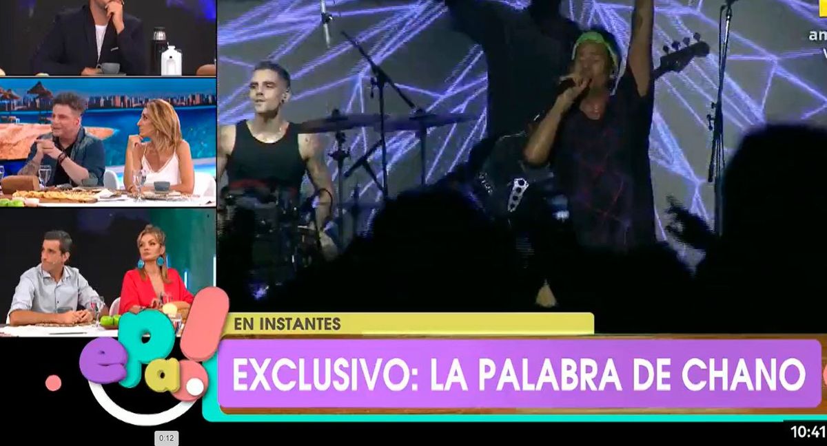 Chano volvió a cantar tras su internación y se enojó con los periodistas