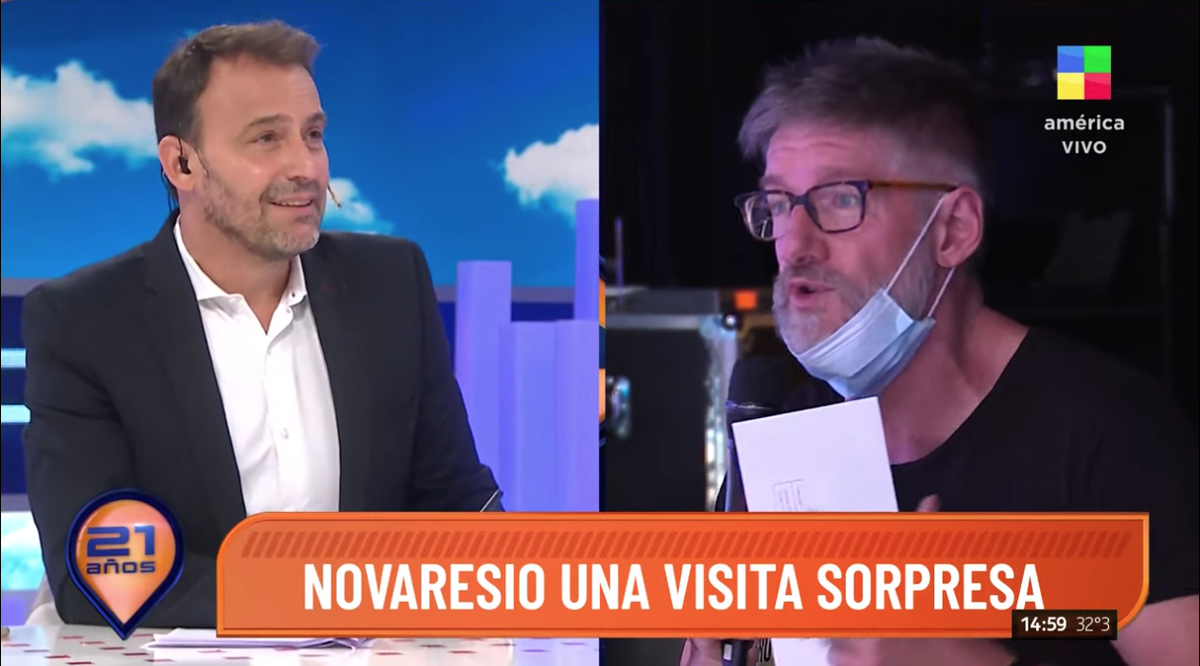 Luis Novaresio pasó por Intrusos: Estoy muy contento porque vuelvo con Debo Decir