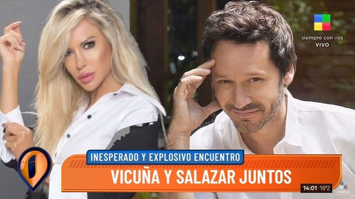 La noche romántica entre Benjamín Vicuña y Luciana Salazar