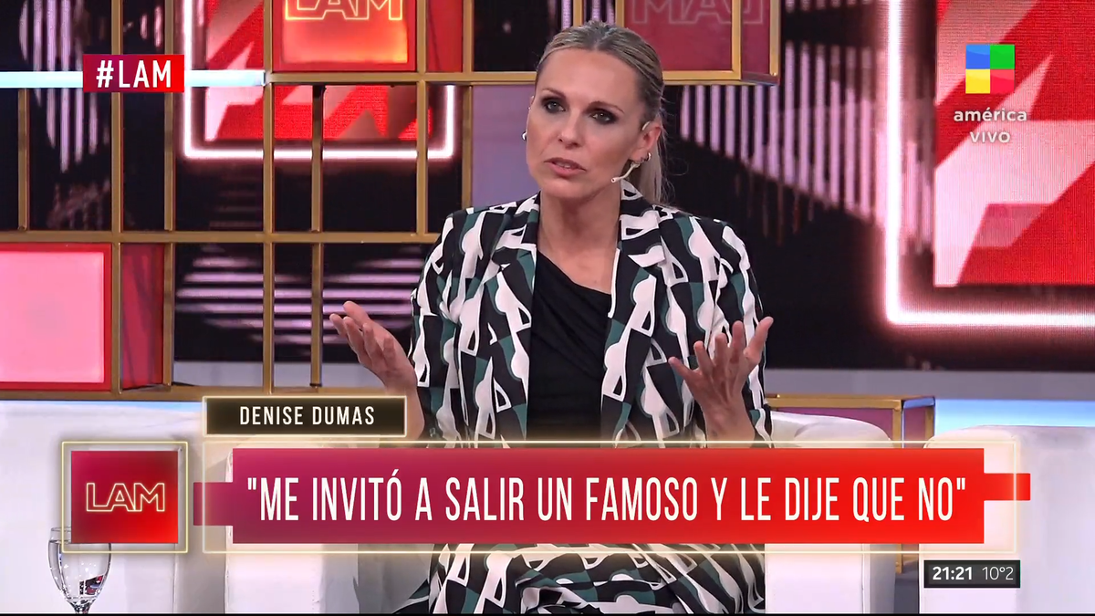 Denise Dumas pasó por LAM y habló de su historia de amor con Campi: Estamos juntos hace 17 años