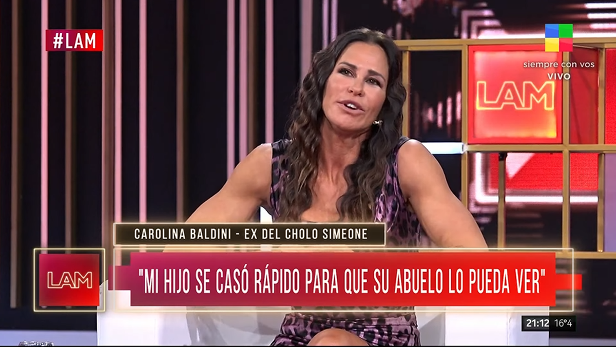 Carolina Baldini, ex del Cholo Simeone, rompió el silencio en LAM: Yo decidí separarme