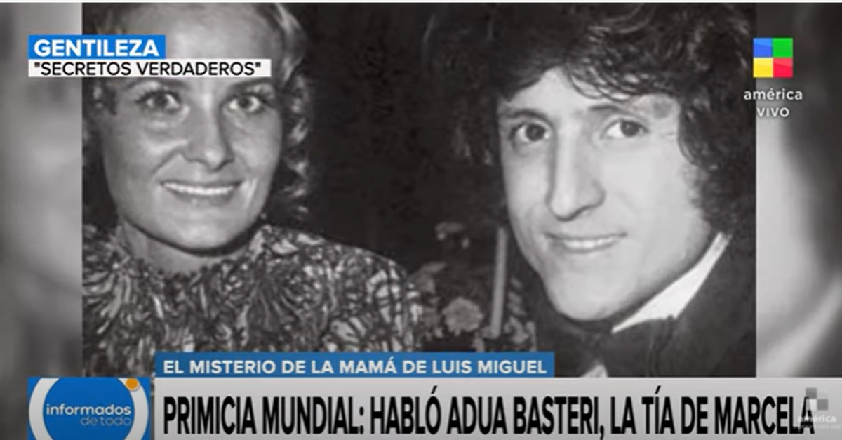 Habló Adua Basteri, la tía de Marcela, mamá de Luis Miguel
