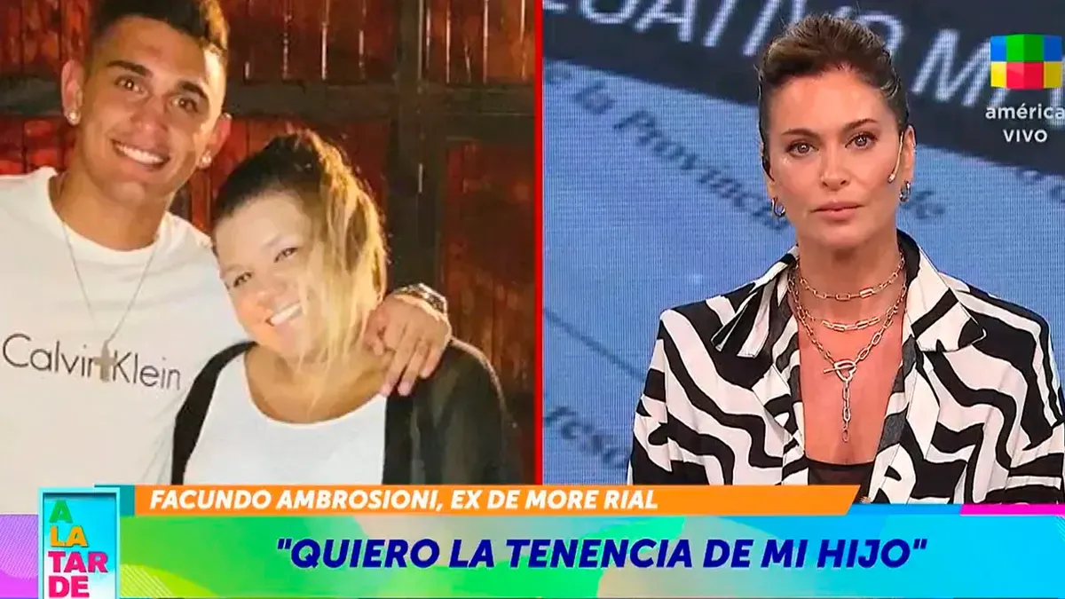 Facundo Ambrosioni rompió el silencio tras las acusaciones de More Rial y aseguró que irá por la tenencia de su hijo