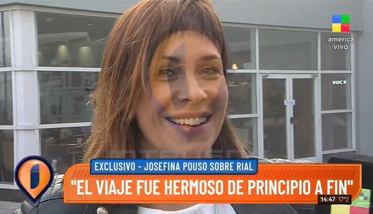 Josefina Pouso confirmó su romance con Jorge Rial: Nos estamos conociendo