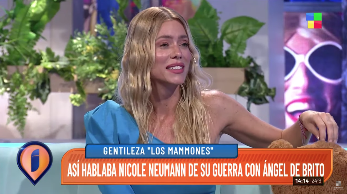 Nicole Neumann habló de su conflicto con Ángel de Brito