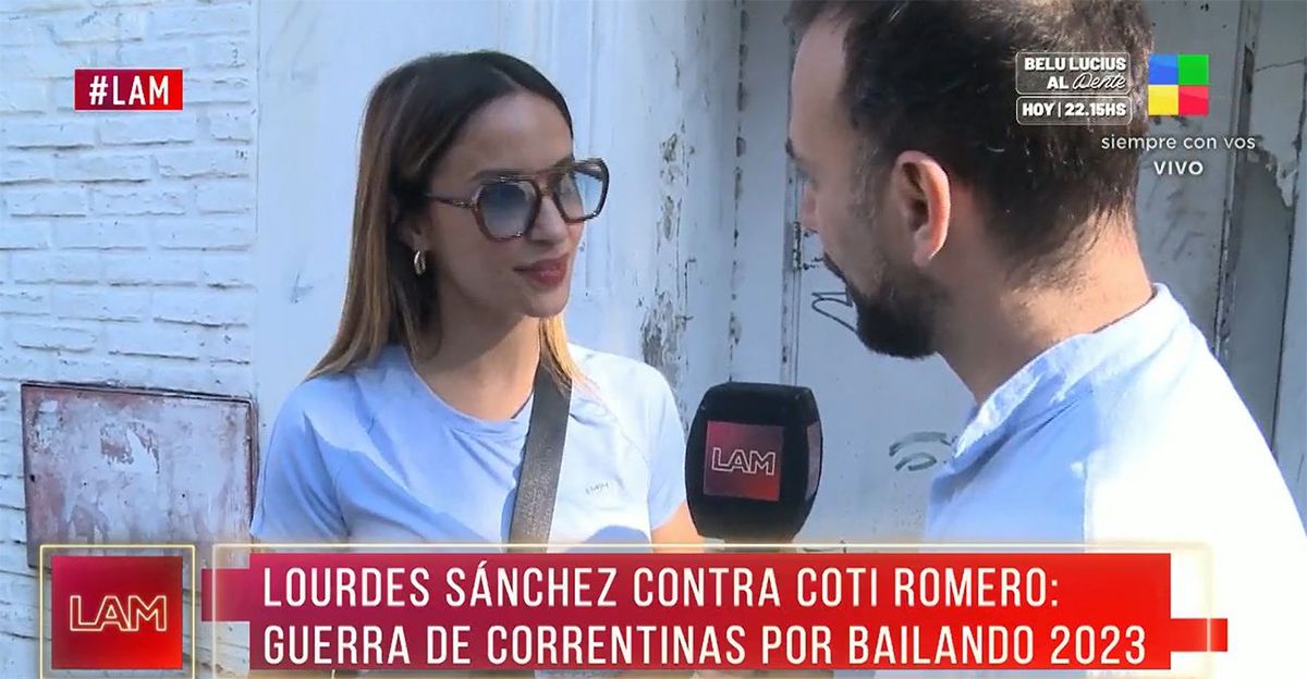 La frase de Lourdes Sánchez que encendió el duro enfrentamiento con Coti Romero