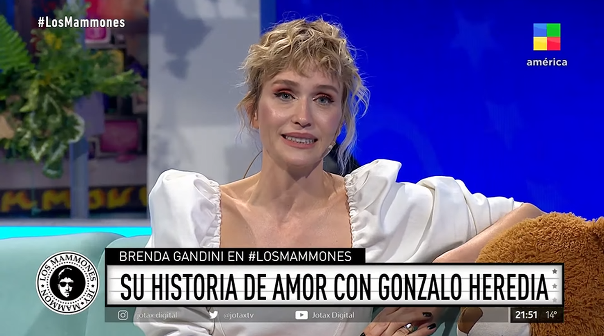 Brenda Gandini contó su historia de amor con Gonzalo Heredia: Lloré y no escuché su propuesta
