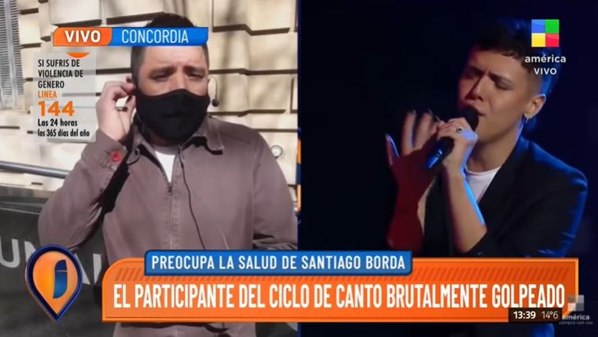 Santiago Borda, participante de La Voz Argentina, denunció a su pareja por violencia