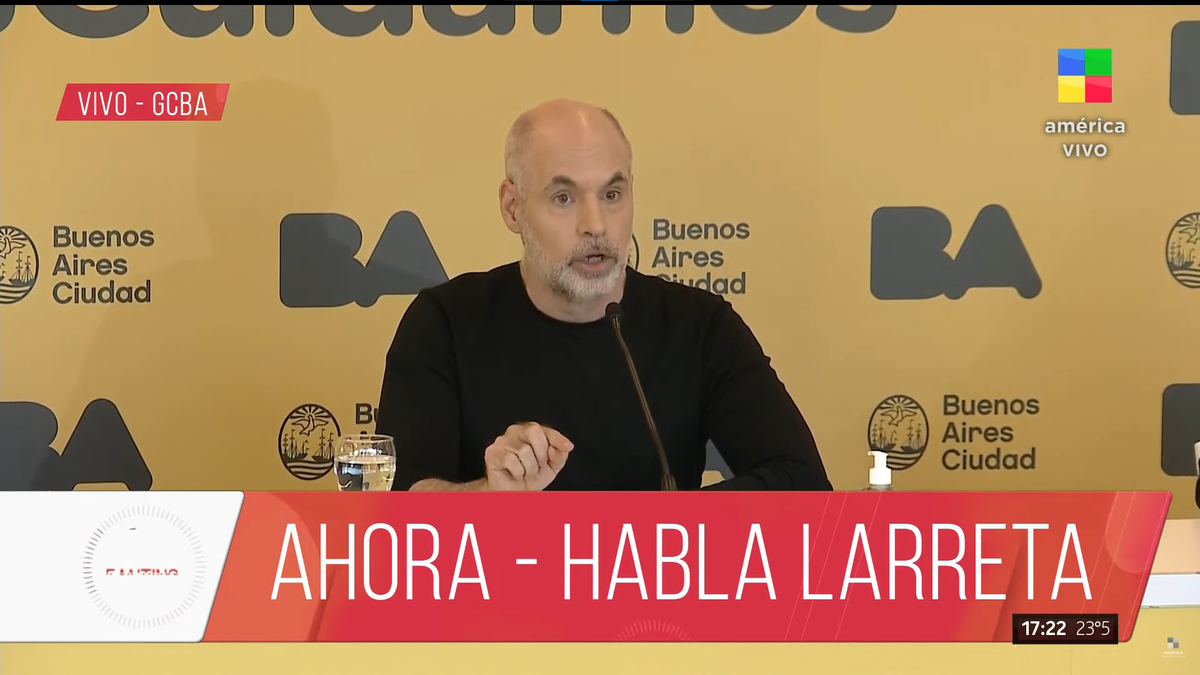 Horacio Rodríguez Larreta: Jardín, primaria y educación especial seguirá presencial