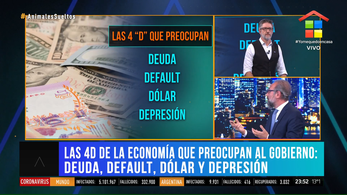 Las 4 D que preocupan al Gobierno: deuda, default, dólar y depresión