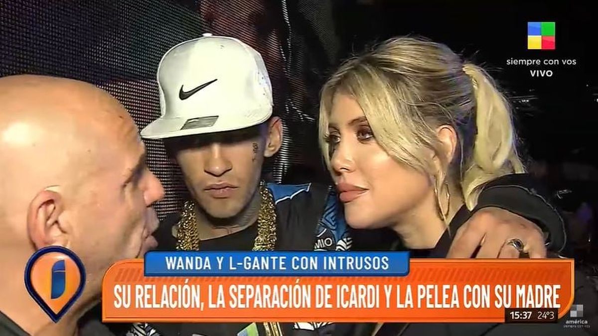 Wanda Nara Y L-Gante Hablaron Con Intrusos: Su Relación, Sus ...