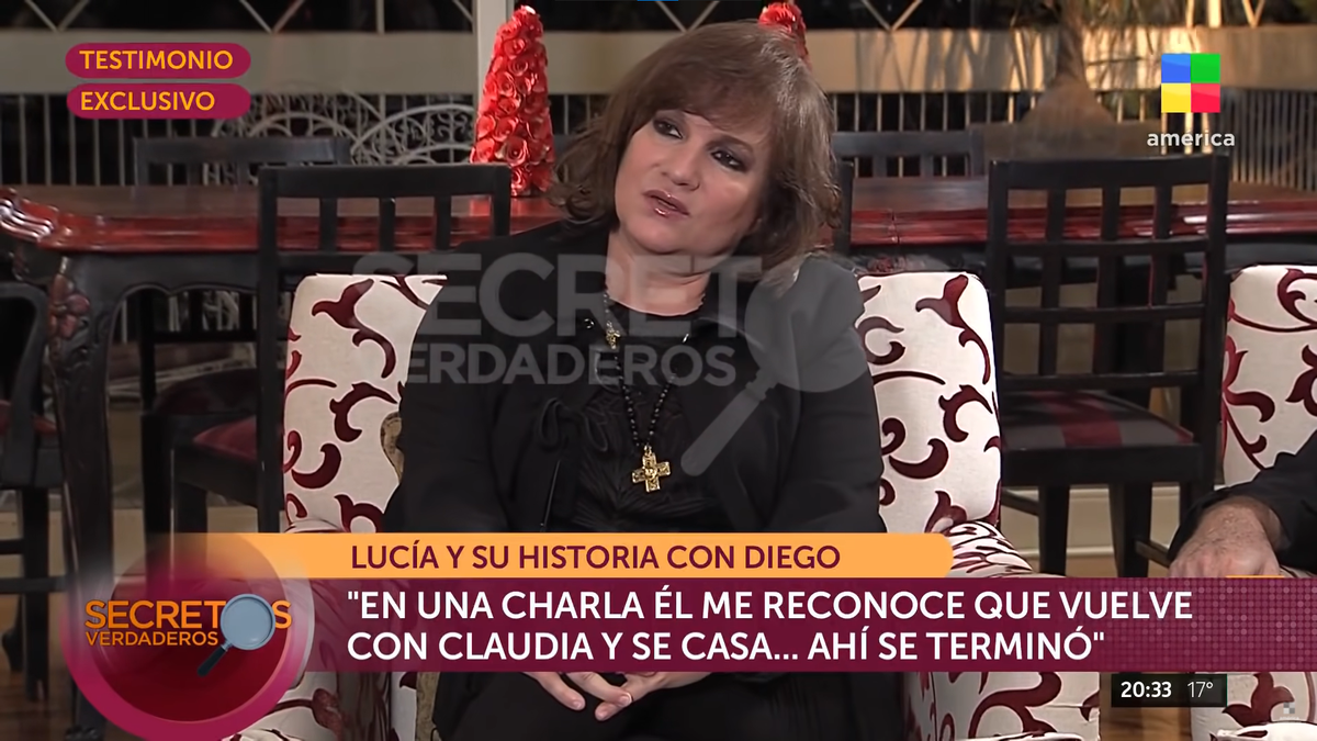 Lucía Galán habló de su relación con Diego Maradona: Discutíamos por tonterías