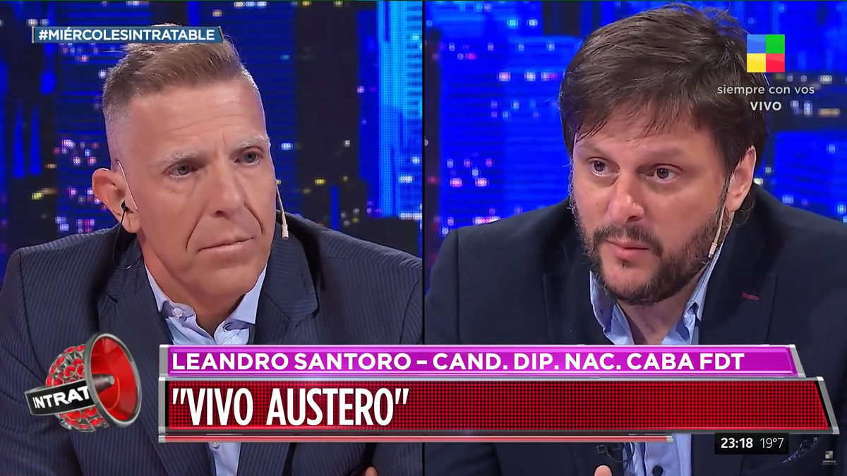 Leandro Santoro habló sobre su relación con Alberto Fernández Tengo