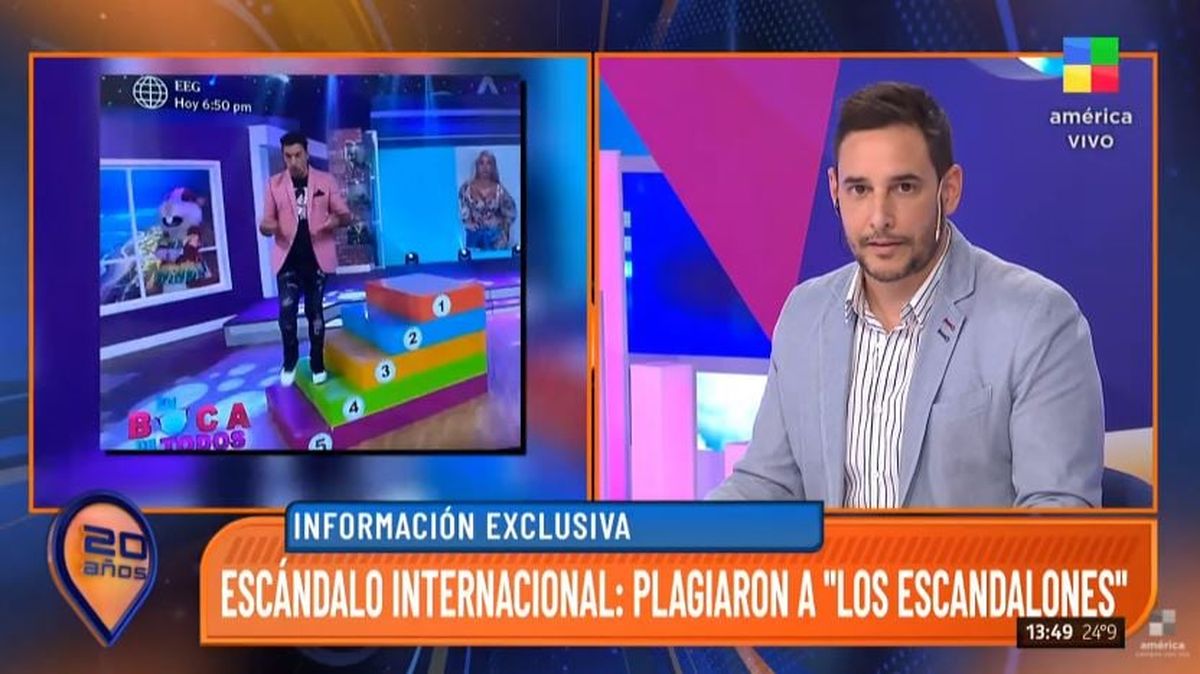 ¡Es el doble de Lussich!: plagiaron a Los escandalones en la televisión peruana
