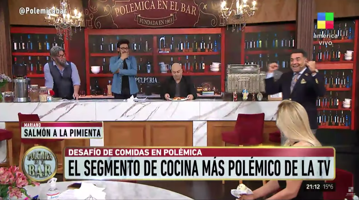 Desafío de comidas en Polémica en el bar: Mariano Iúdica presentó su plato