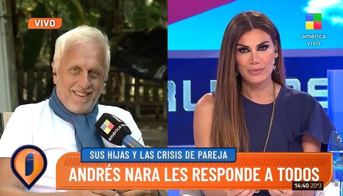 Andrés Nara responde todo en Intrusos: No conozco a las hijas de Wanda e Icardi