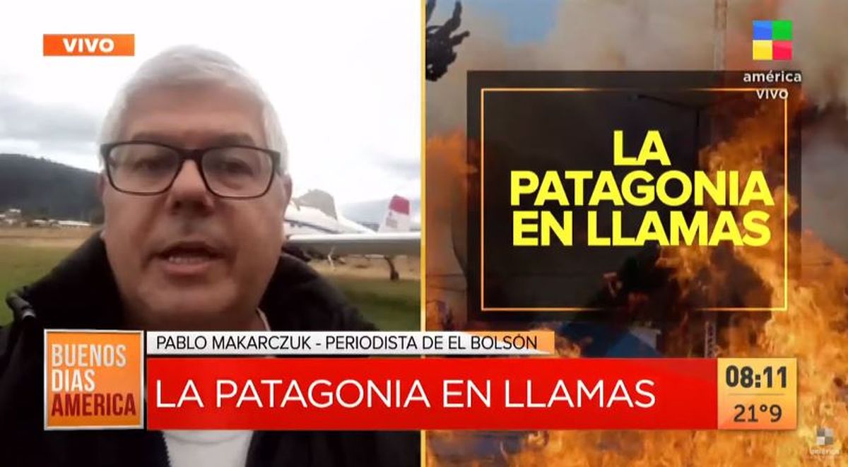 La Patagonia en llamas: hay heridos y evacuados en Chubut y Río Negro