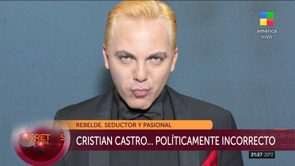 Los fetiches de Cristian Castro: Antes de dar un concierto tiene que hacer  el amor