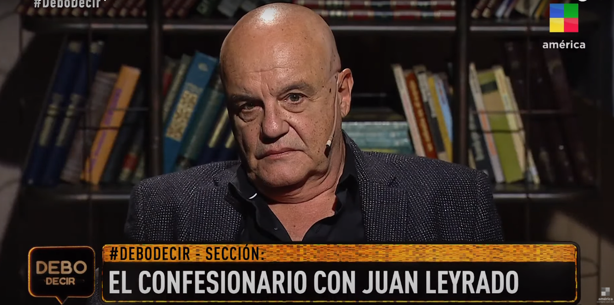 Juan Leyrado pasó por El confesionario de Luis: Panigazzi es un homenaje a mi infancia y a mi barrio