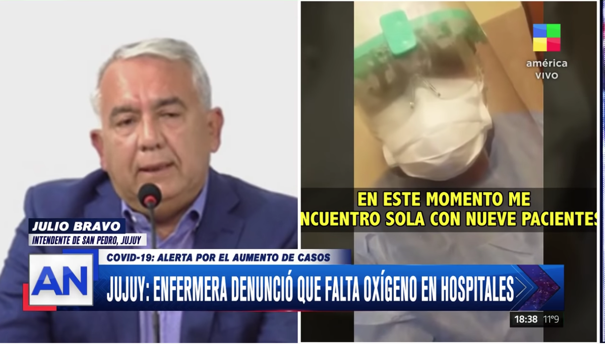 Jujuy: enfermera denunció que falta oxígeno en los hospitales