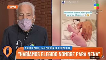 Alberto Cormillot habló con Intrusos luego de ser papá de Emilio: Me emociono muchísimo