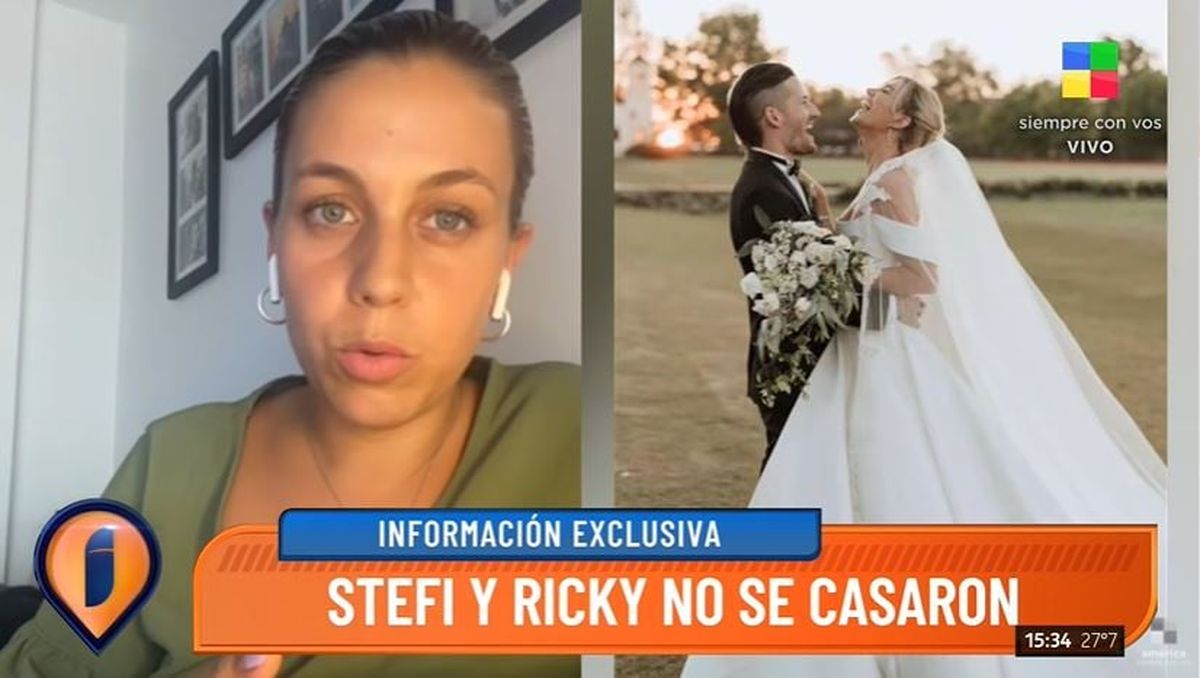 Dudas sobre la boda del año: Stefi y Ricky, ¿se casaron legalmente?