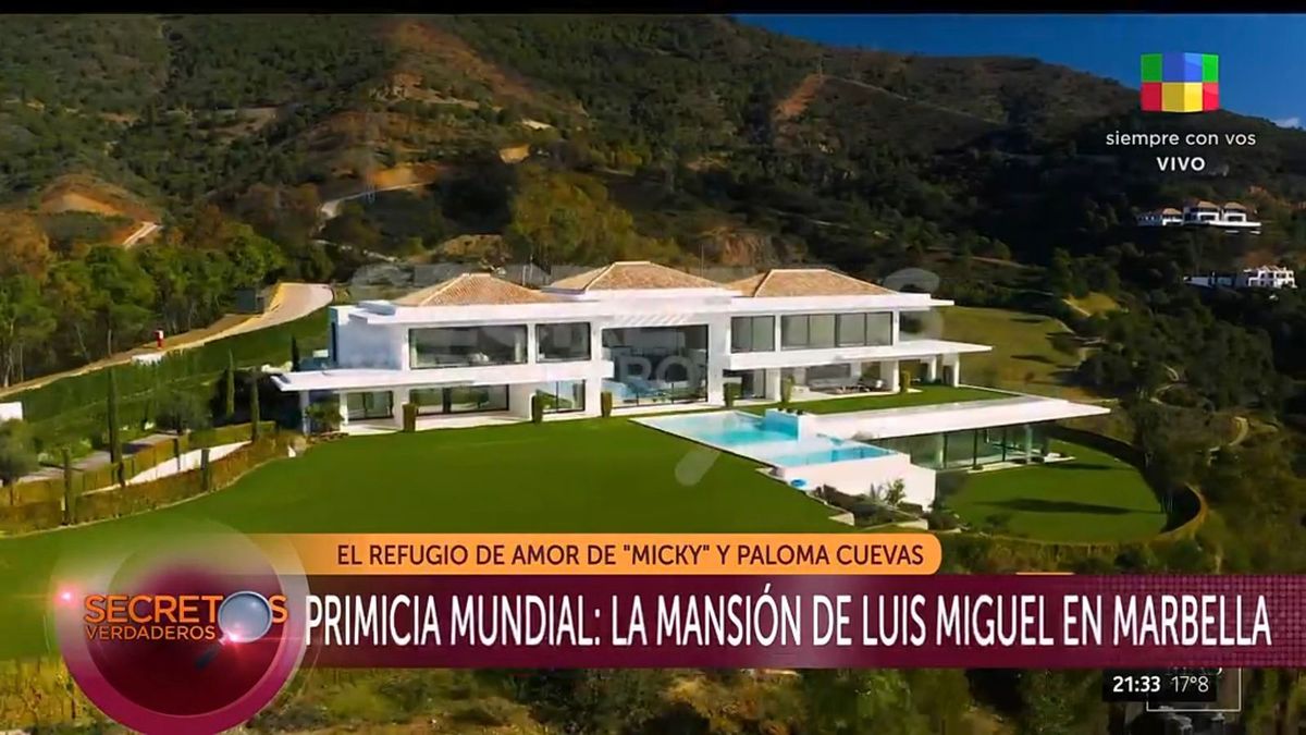 La increíble mansión de Luis Miguel en Marbella donde vivirá junto a Paloma Cuevas, su nueva pareja